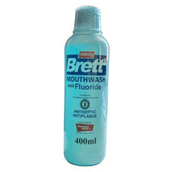 Brett Mouthwash With Fluoride, 400ml - Silverline Pharmacy Surulere, Lagos