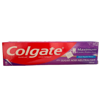 Colgate Fluoride & Calcium Toothpaste, 100ml - Silverline Pharmacy Surulere, Lagos