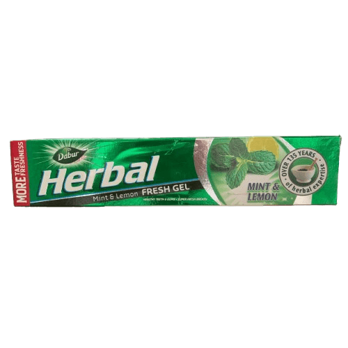 Darbur Herbal Fresh Gel Toothpaste (Mint & Lemon), 130g - Silverline Pharmacy Surulere, Lagos