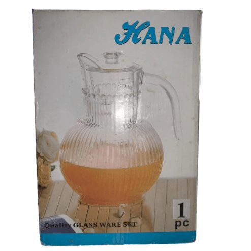 Hana Glass Jug Set (1 Piece), 1.9L - Silverline Pharmacy Surulere, Lagos