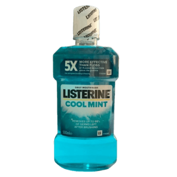 Listerine Cool Mint Mouthwash, 500ml - Silverline Pharmacy Surulere, Lagos