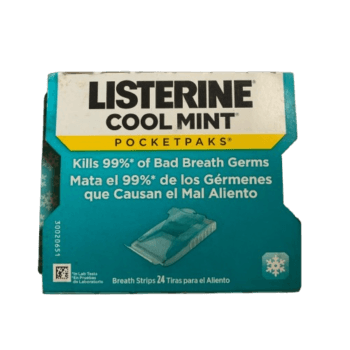 Listerine Cool Mint Pocket Paks, 24 Strips - Silverline Pharmacy Surulere, Lagos