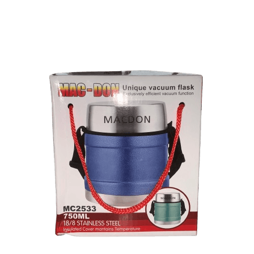 MAC-DON Stainless Steel Unique Vacuum Flask, 750ml - Silverline Pharmacy Surulere, Lagos