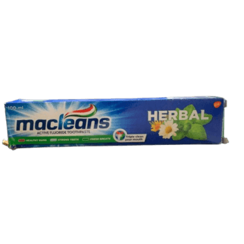 Macleans Active Fluoride Toothpaste (Herbal), 100ml - Silverline Pharmacy Surulere, Lagos