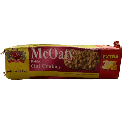 McOaty Raisin Oat Cookies, 141g - Silverline Pharmacy Surulere, Lagos