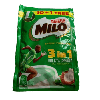 Milo Energy Food Drink 3-in-1 (Sachet), 30g - Silverline Pharmacy Surulere, Lagos