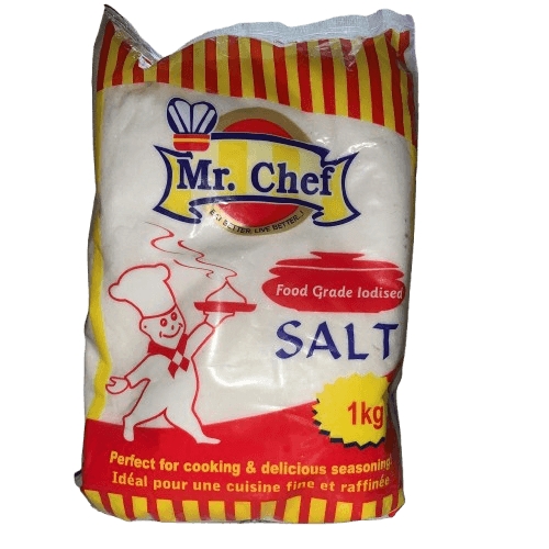 Mr. Chef Iodized Salt, 1kg - Silverline Pharmacy Surulere, Lagos