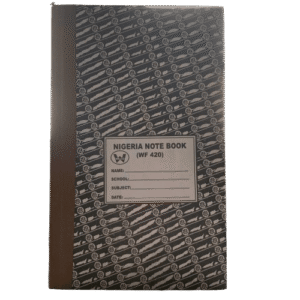 Nigeria Note Book WF 420 (Hard Cover), Long - Silverline Pharmacy Surulere, Lagos