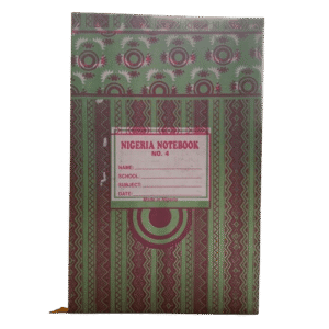 Nigeria Notebook No. 4 (Hard Cover) - Silverline Pharmacy Surulere, Lagos