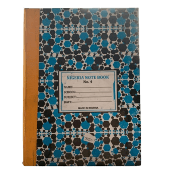 Nigeria Notebook No. 4 (Hard Cover) - Silverline Pharmacy Surulere, Lagos