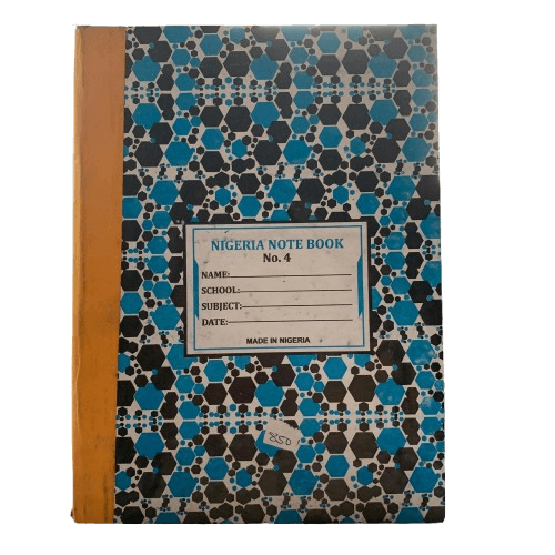 Nigeria Notebook No. 4 (Hard Cover) - Silverline Pharmacy Surulere, Lagos