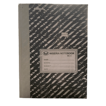 Nigeria Notebook No. 4 (Hard Cover) - Silverline Pharmacy Surulere, Lagos