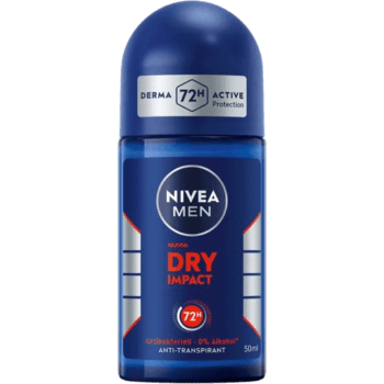 Nivea Men Dry Impact Anti-Perspirant Roll-On, 50ml - Silverline Pharmacy Surulere, Lagos