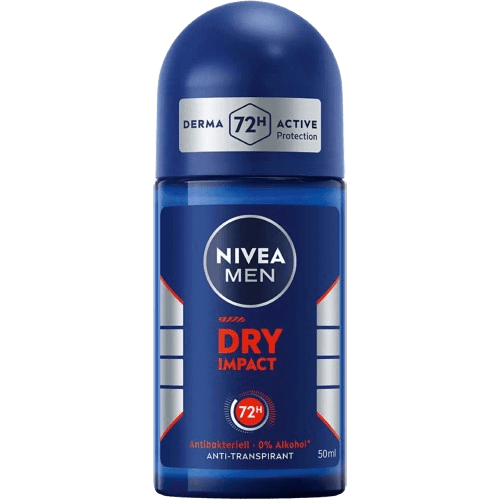 Nivea Men Dry Impact Anti-Perspirant Roll-On, 50ml - Silverline Pharmacy Surulere, Lagos