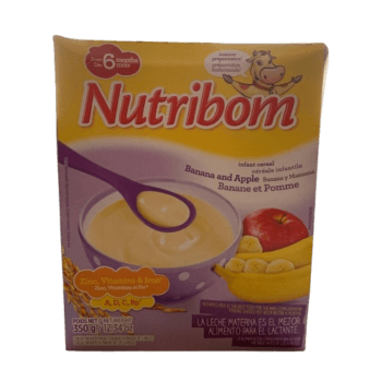 Nutribom Infant Cereal (Banana & Apple), 350g - Silverline Pharmacy Surulere, Lagos