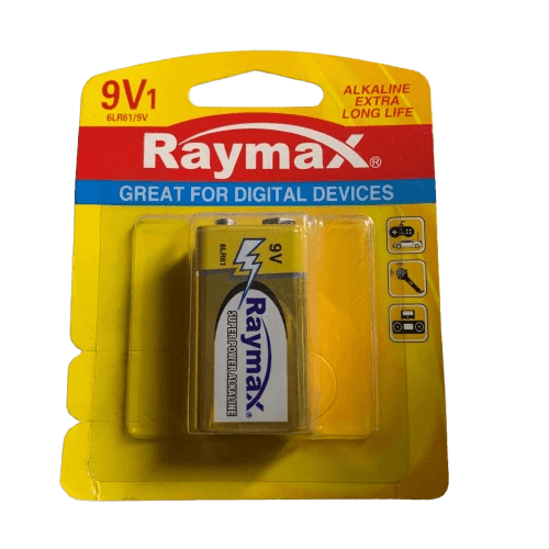 Raymax 9V Batteries, 1 Piece - Silverline Pharmacy Surulere, Lagos