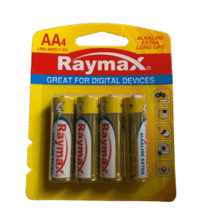 Raymax AA Batteries, Pack of Four - Silverline Pharmacy Surulere, Lagos
