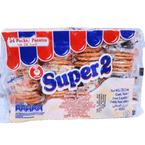 Super 2 Vanilla Cookies 25g, Pack of 24 - Silverline Pharmacy Surulere, Lagos