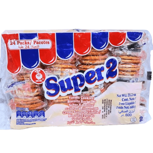 Super 2 Vanilla Cookies 25g, Pack of 24 - Silverline Pharmacy Surulere, Lagos