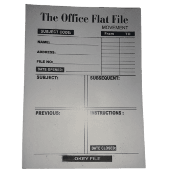 The Office Flat File - Silverline Pharmacy Surulere, Lagos