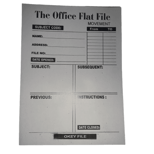 The Office Flat File - Silverline Pharmacy Surulere, Lagos