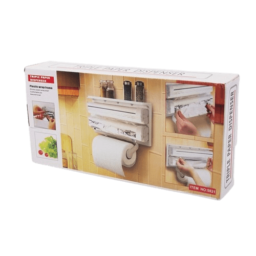 Triple Paper Dispenser Plastic Wrap Frame - Silverline Pharmacy Surulere, Lagos