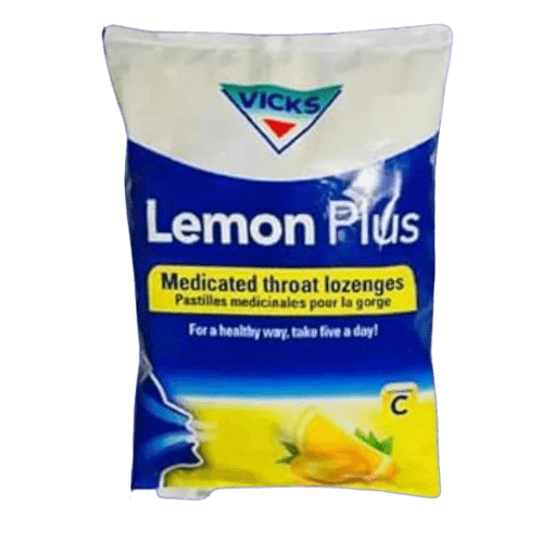 Vicks Lemon Plus Throat Lozenges 90g, Pack - Silverline Pharmacy Surulere, Lagos