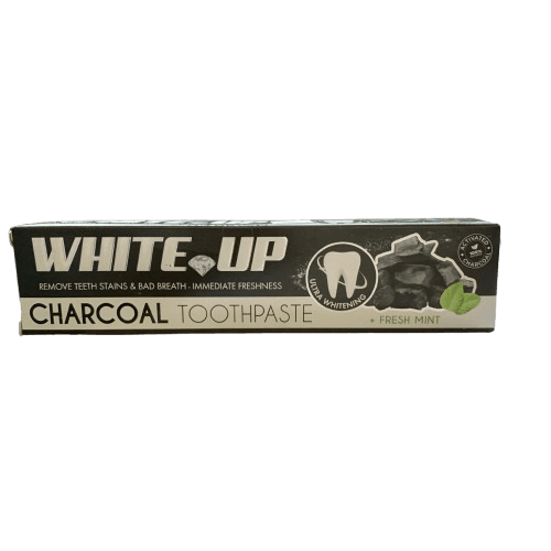 White Up Charcoal Toothpaste, 100g - Silverline Pharmacy Surulere, Lagos