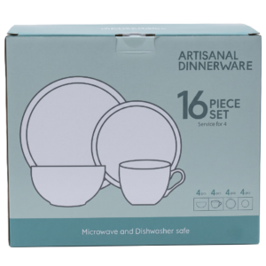 Artisanal Dinnerware 16-Piece Set - Silverline Pharmacy Surulere, Lagos