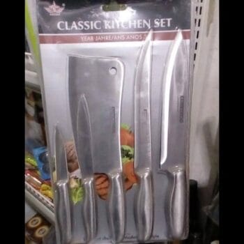 Classic Kitchen Knife Set, 5 Pieces - Silverline Pharmacy Surulere, Lagos