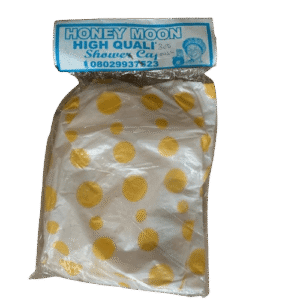 Honey Moon Shower Cap (Yellow Polkadot) - Silverline Pharmacy Surulere, Lagos
