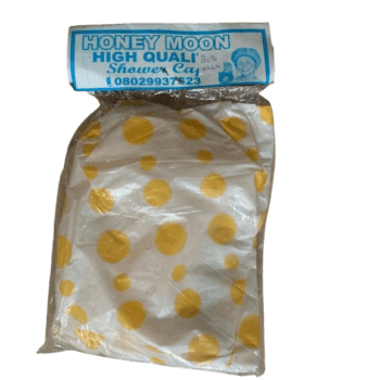 Honey Moon Shower Cap (Yellow Polkadot) - Silverline Pharmacy Surulere, Lagos
