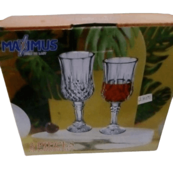 Maximus 3-Piece Glass Goblet Set - Silverline Pharmacy Surulere, Lagos