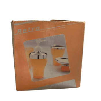 Retro 4-Piece Bathroom Set - Silverline Pharmacy Surulere, Lagos