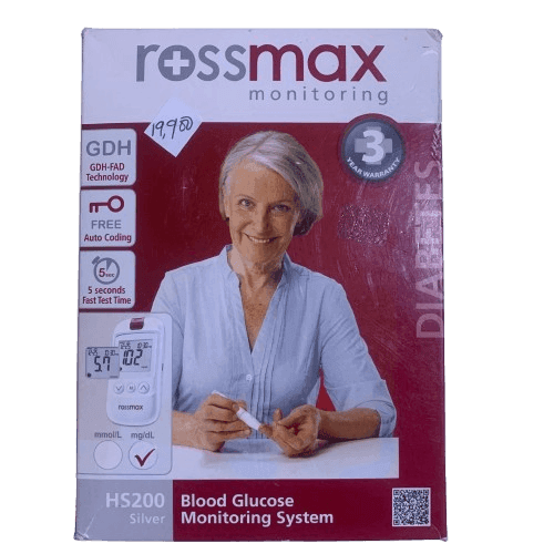 Rossmax HS200 Blood Glucose Monitoring System - Silverline Pharmacy Surulere, Lagos