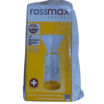 Rossmax Valved Holding Chamber (1–5 years) - Silverline Pharmacy Surulere, Lagos