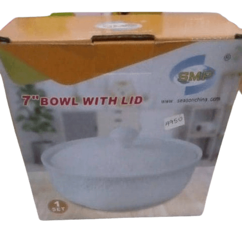 SMP 7-Inch Bowl with Lid - Silverline Pharmacy Surulere, Lagos