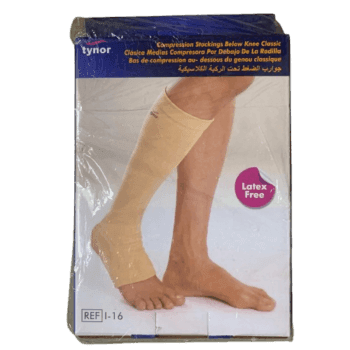 Tynor Compression Stockings Below Knee Support (Classic) - Silverline Pharmacy Surulere, Lagos