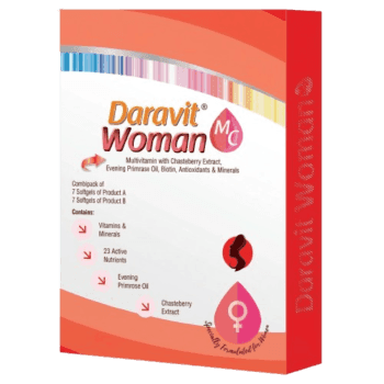 Daravit Woman MC Multivitamin, 14 Softgels - Silverline Pharmacy Surulere, Lagos