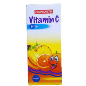 Osworth Vitamin C Syrup, 100ml - Silverline Pharmacy Surulere, Lagos