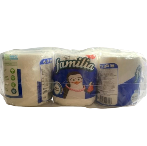 Familia 100% Hygienic Natural White Toilet Tissue, Pack of 6 - Silverline Pharmacy Surulere, Lagos