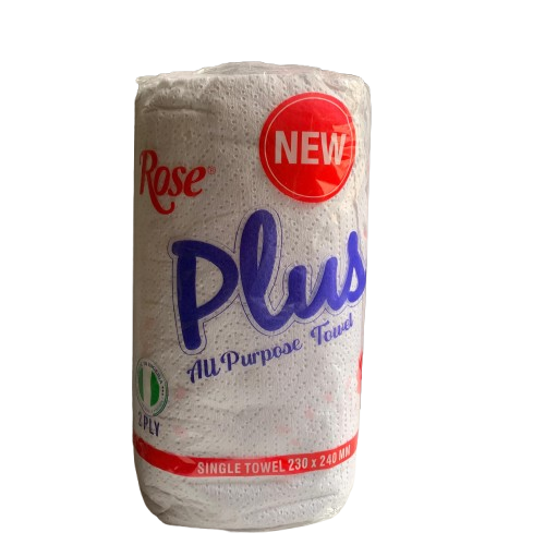 Rose Plus 2-Ply All Purpose Kitchen Paper Towel, 1 Roll - Silverline Pharmacy Surulere, Lagos