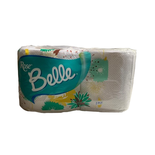 Rose Belle 2-Ply Toilet Tissue Paper Rolls, Pack of Two - Silverline Pharmacy Surulere, Lagos