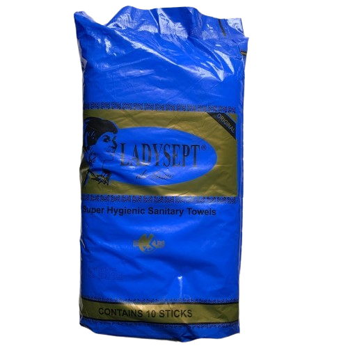 Ladysept Original Super Hygienic Sanitary Towels, 10 Sticks - Silverline Pharmacy Surulere, Lagos