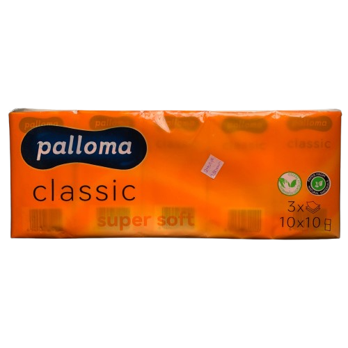 Palloma Classic Super Soft Pocket Tissues 3-Ply, Pack of 10 - Silverline Pharmacy Surulere, Lagos
