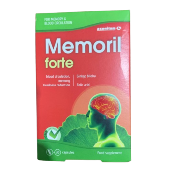 Aconitum Memoril Forte Memory & Circulation Supplement, 30 Capsules - Silverline Pharmacy Surulere, Lagos