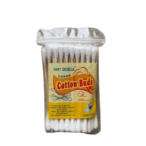 Baby Doria 100% Pure Cotton Buds Swabs Pack - Silverline Pharmacy Surulere, Lagos