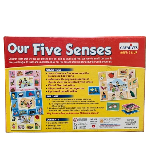 Creative's Our Five Senses Board Game for Kids (Clearance) - Image 2 - Silverline Pharmacy Surulere, Lagos