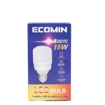Ecomin 15W LED Bulb 140-240V Energy Saving - Silverline Pharmacy Surulere, Lagos
