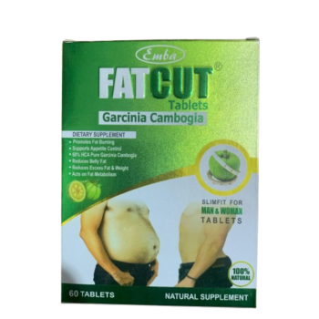 Emba Fat Cut Garcinia Cambogia Supplement, 60 Tablets - Silverline Pharmacy Surulere, Lagos